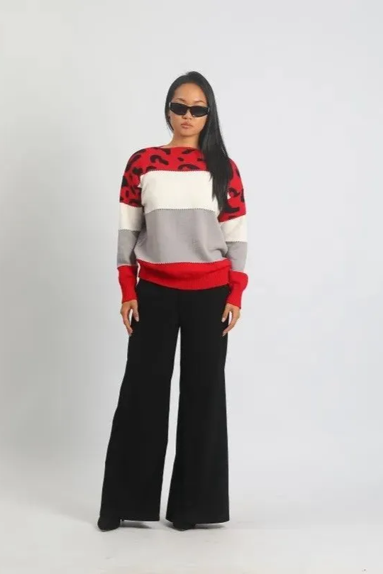 Léopard Chic | Pull Polaire